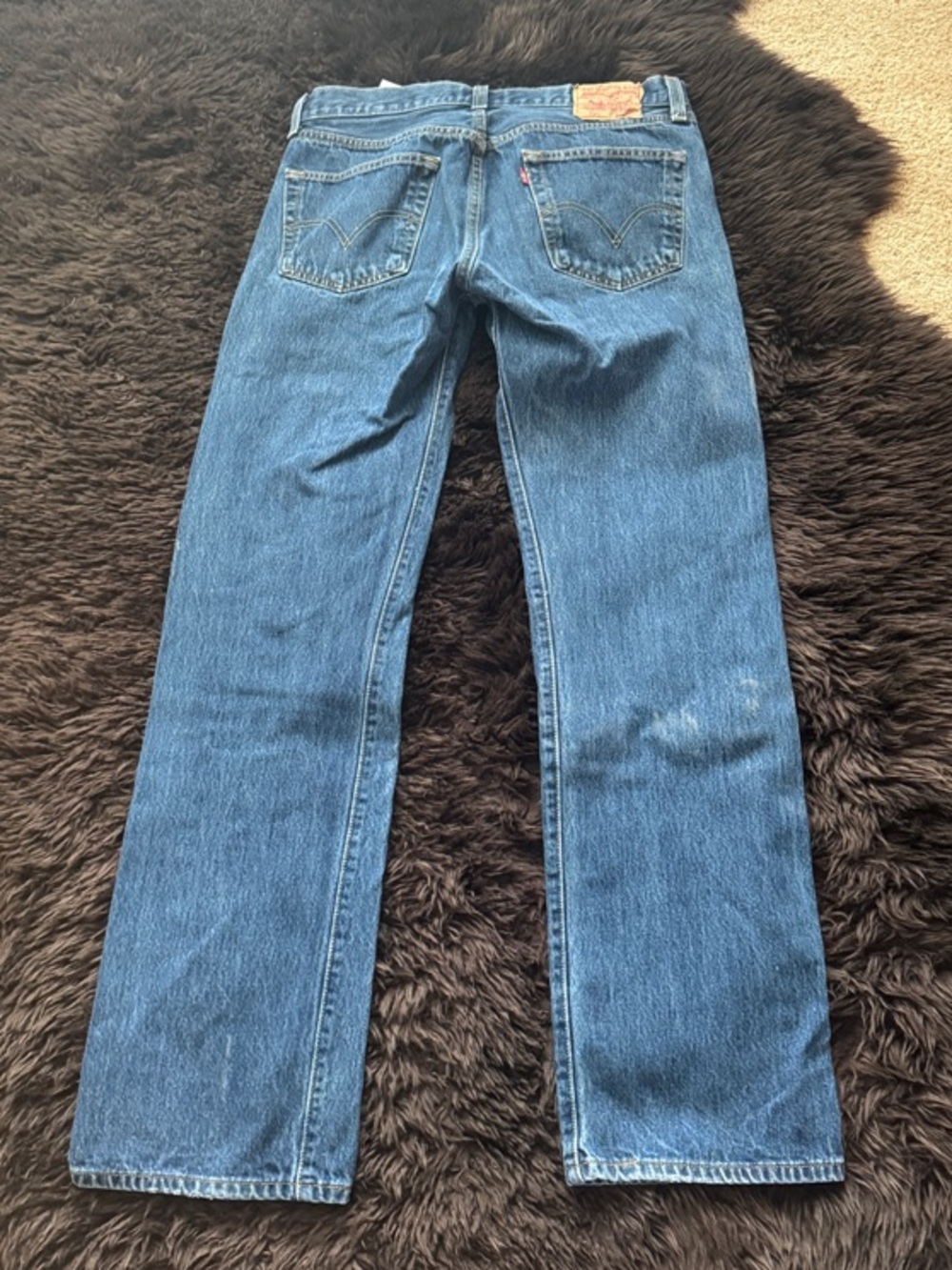 Levi's 501’s 34x34 Medium Blue Straight Leg Denim Jeans